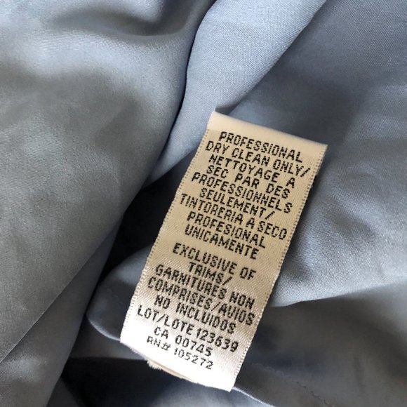 NWT Monique Lhuillier Blue Lace Tiered Dress Size 4 - Picture 12 of 12